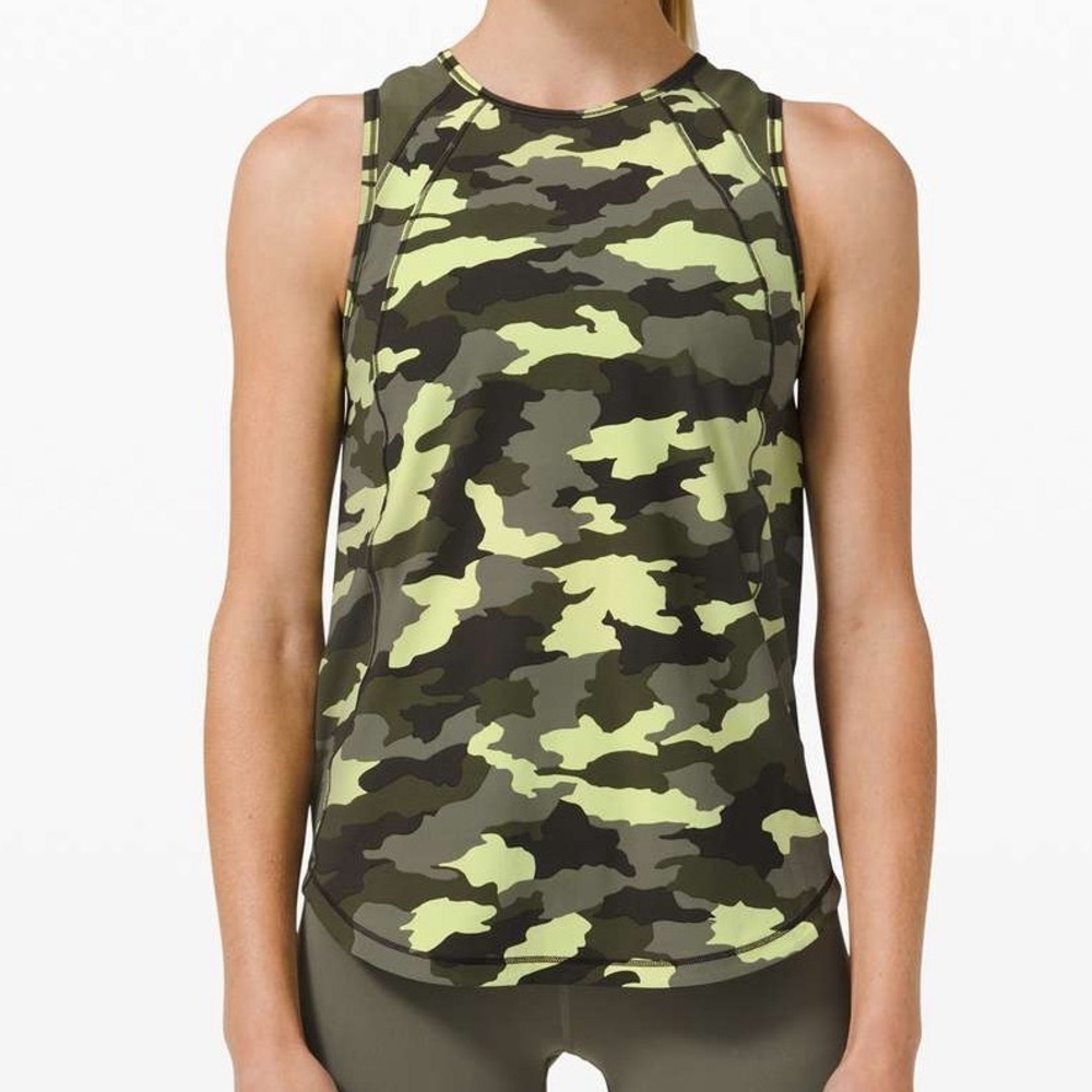 Lululemon Sculpt Tank Heritage 365 Camo size 4